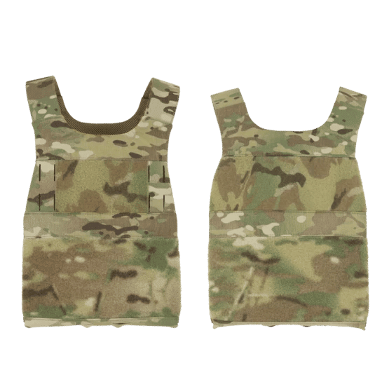 Slickster Base Large Plate Carrier in Multicam with laminate shoulder straps